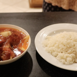 Read more about the article TOMATO STEW AND WHITE RICE