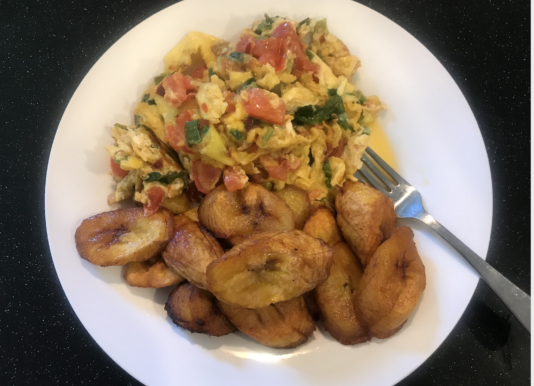 Fried Plantain and Egg Recipe